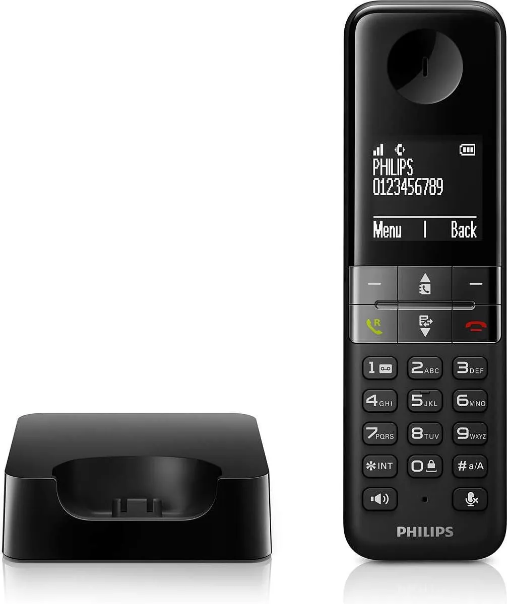 Philips DECT Telefoon D4701B/01 - 1 Handset Zwart