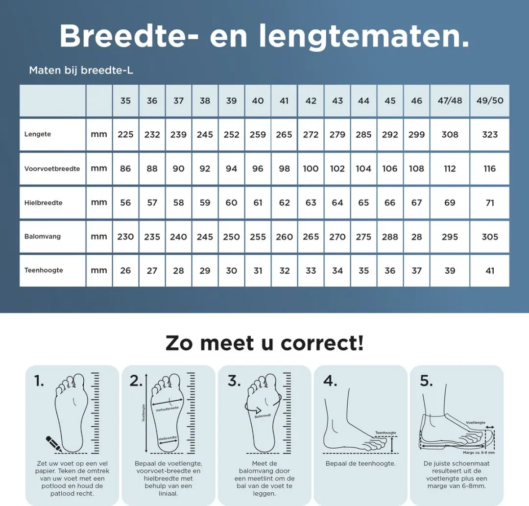 Liromed Kampen Verbandschoenen Laag Marine 43 - afbeelding 6 van 6