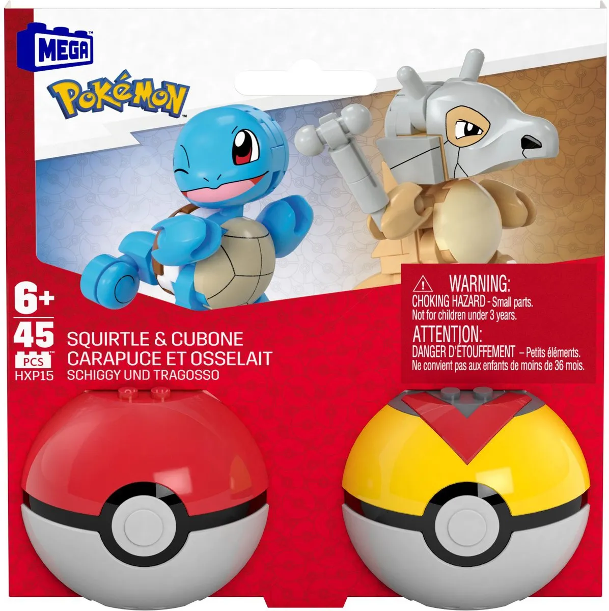 Pokémon Mega Pokébal Speelgoedset Pikachu & Zubat