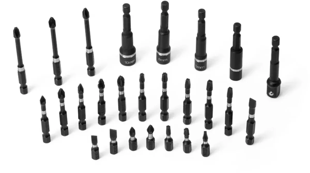HBM H134698 Impact Schroefbitset & Dopsleutelset 26-delig