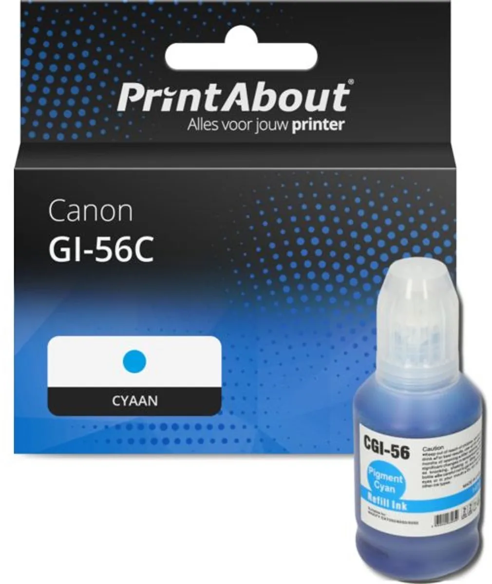 PrintAbout GI-56C Inktcartridge Cyaan