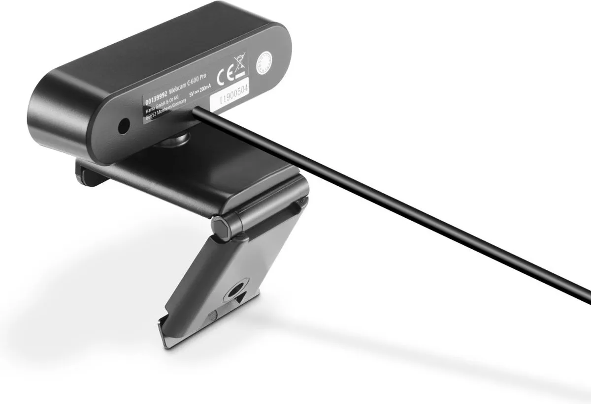 Hama C-600 Pro Webcam Full HD - Zwart