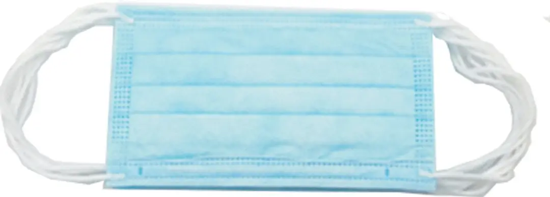 Blauwe wegwerp mondmaskers 50 stuks