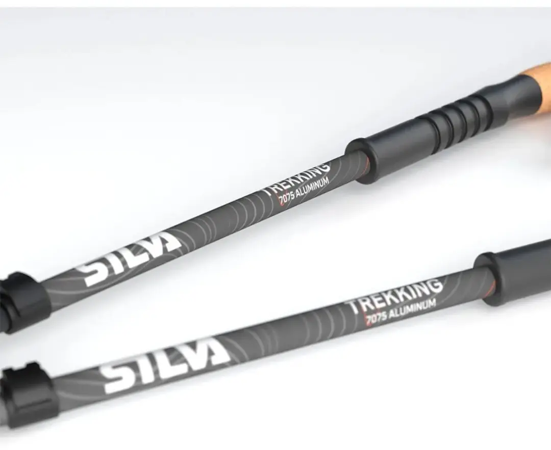 Silva Aluminium Cork Stokken 105-140cm Zwart - afbeelding 5 van 6