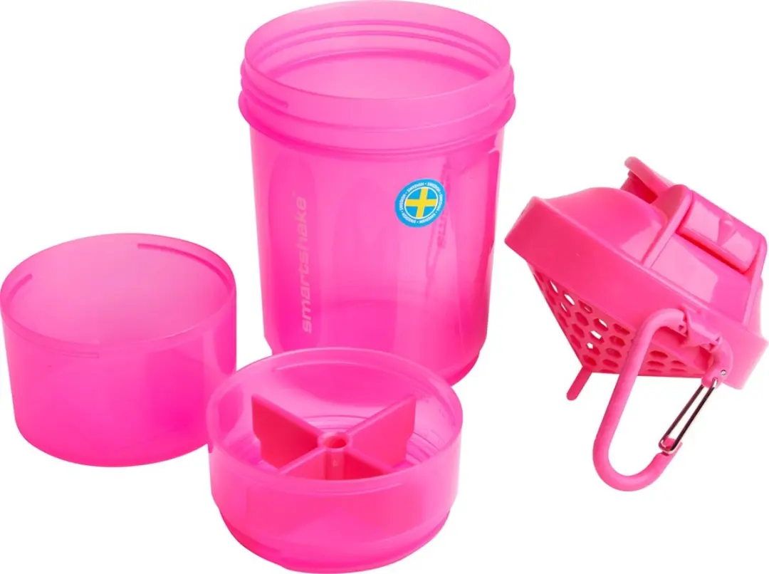 SmartShake Original2Go Shaker 185ml - Roze - afbeelding 2 van 2