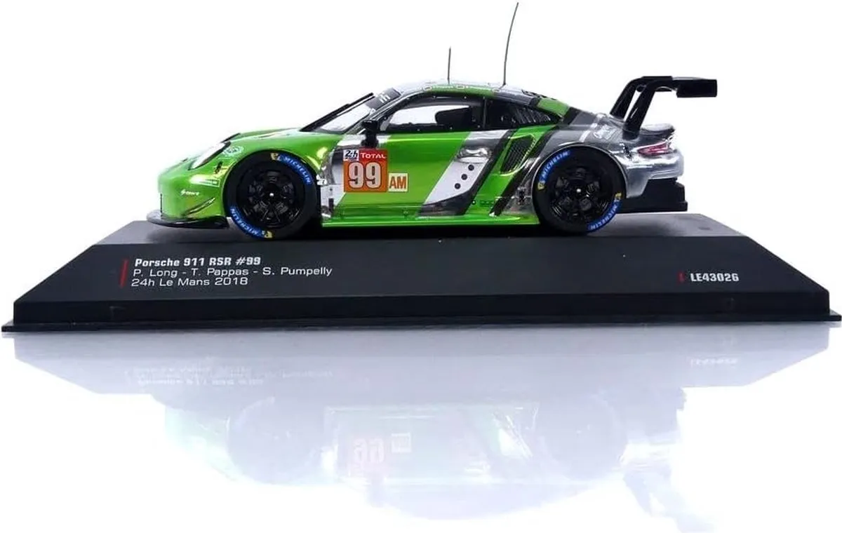 Porsche 911 RSR #99 24h Le Mans 2018 IXO Models - 1:43 - Multicolor