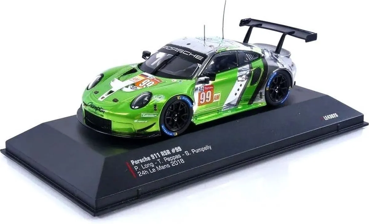 Porsche 911 RSR #99 24h Le Mans 2018 IXO Models - 1:43 - Multicolor