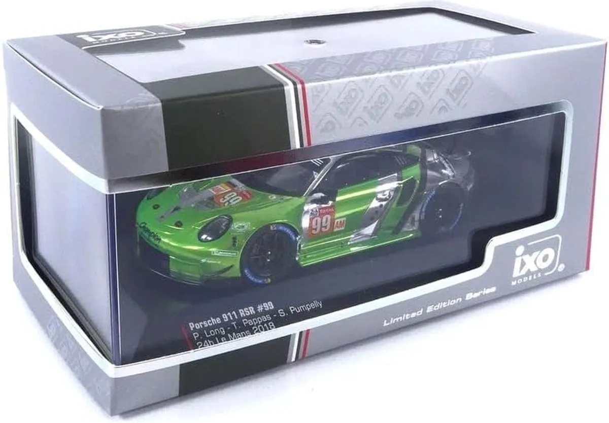 Porsche 911 RSR #99 24h Le Mans 2018 IXO Models - 1:43 - Multicolor