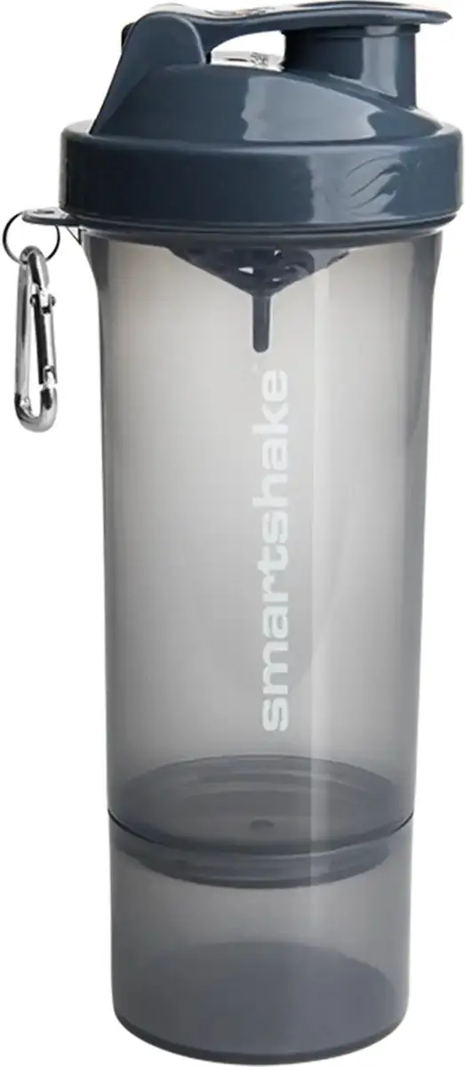 SmartShake Slim 500ml Shakebeker Stormy Gray