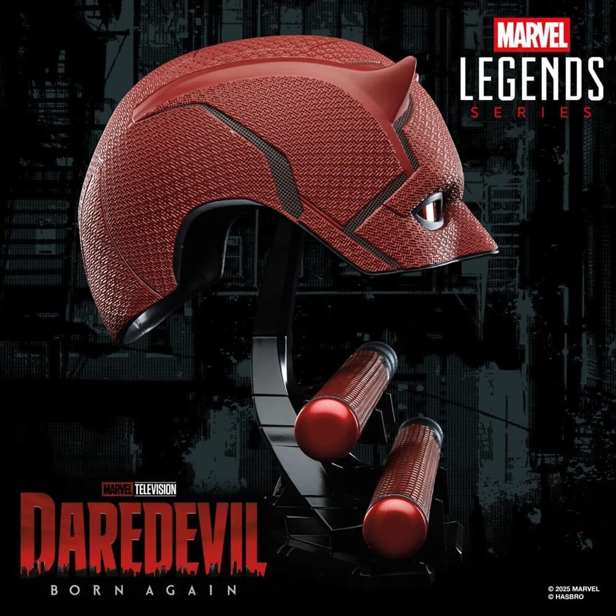Daredevil: Born Again Replica 1/1 Premium Roleplay Mask and Billy Club