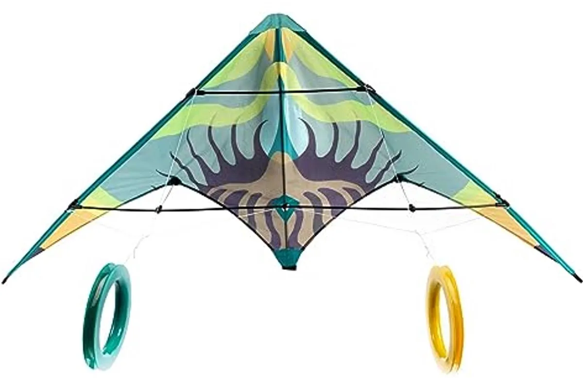Djeco Green Wave Vlieger - 2 Lijnen - Meerkleurig