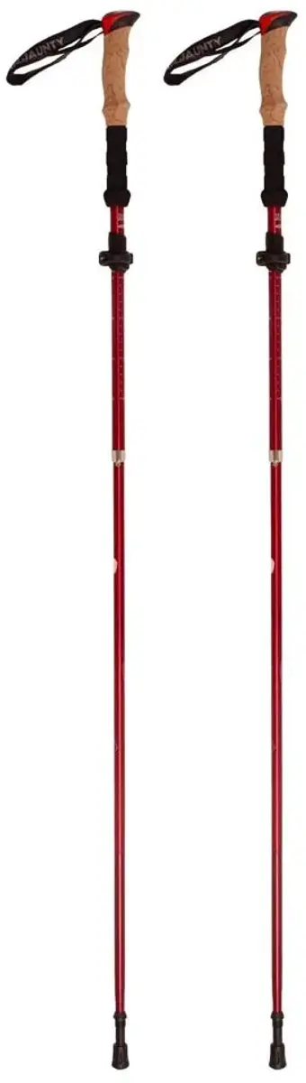 Softee Rojo ÚNICA Opvouwbare Trekkingstok - Rood - afbeelding 2 van 6