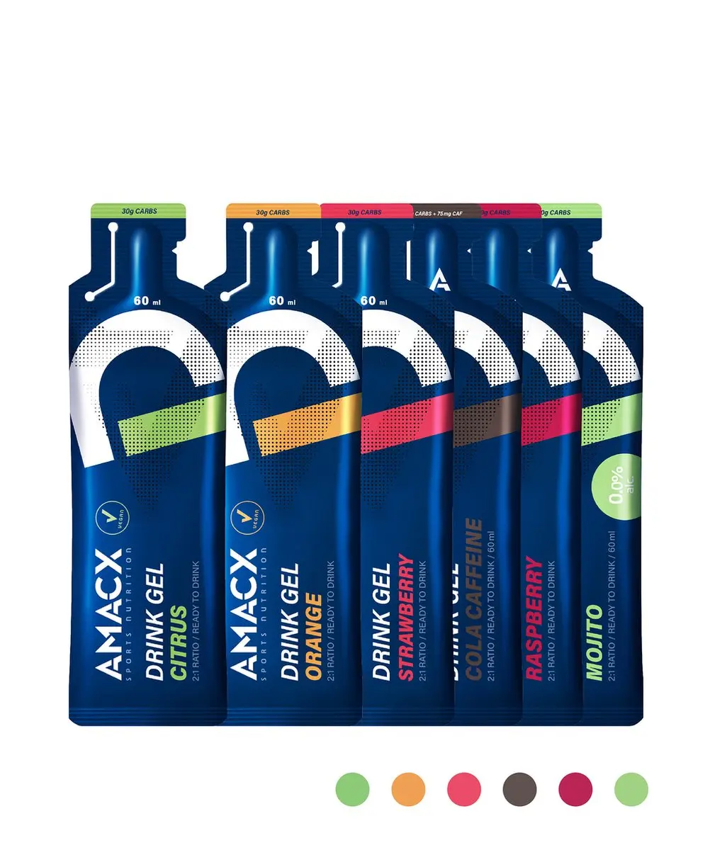 Amacx Drink Gel Cola + Cafeïne 60ml - 12 Stuks - afbeelding 6 van 6