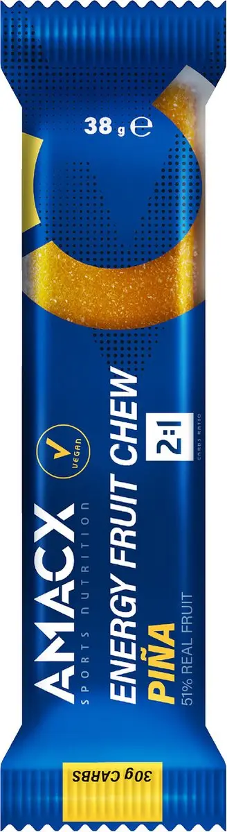 Amacx Energy Fruit Chew Piña 12 Stuks - afbeelding 2 van 6