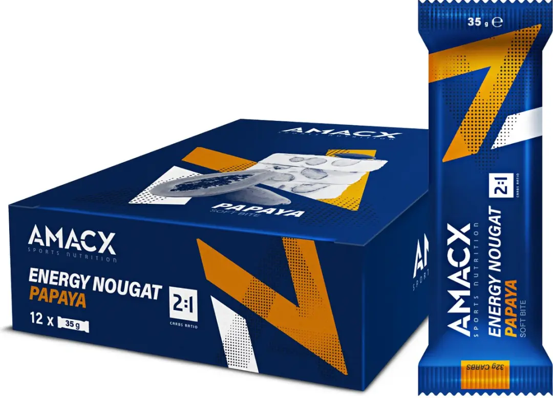 Amacx Energy Nougat Papaya 12 Stuks
