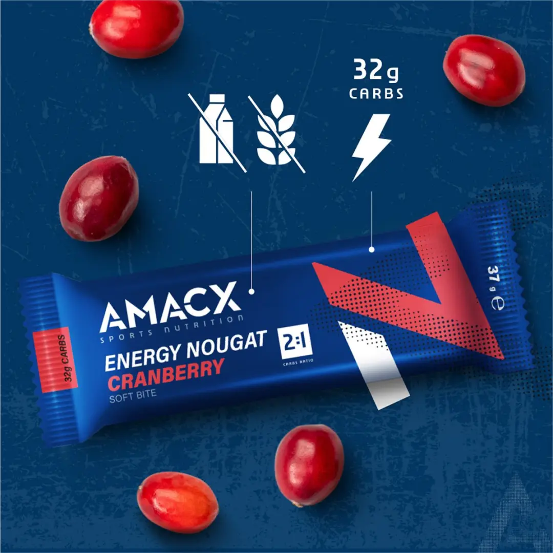 Amacx Energy Nougat Cranberry 12 Stuks - afbeelding 4 van 6
