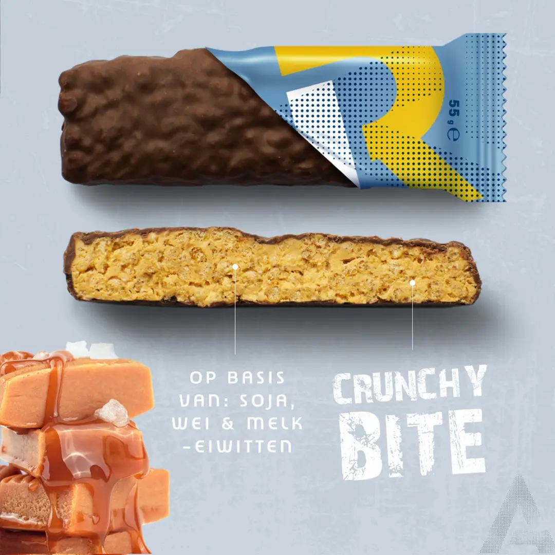 Amacx Recovery Bar Salty Caramel 55g - 12 Stuks - afbeelding 3 van 6