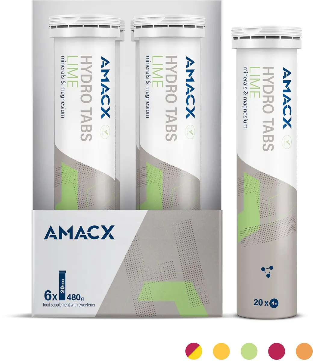 Amacx Hydro Tabs Elektrolyten Lime 120 tabletten