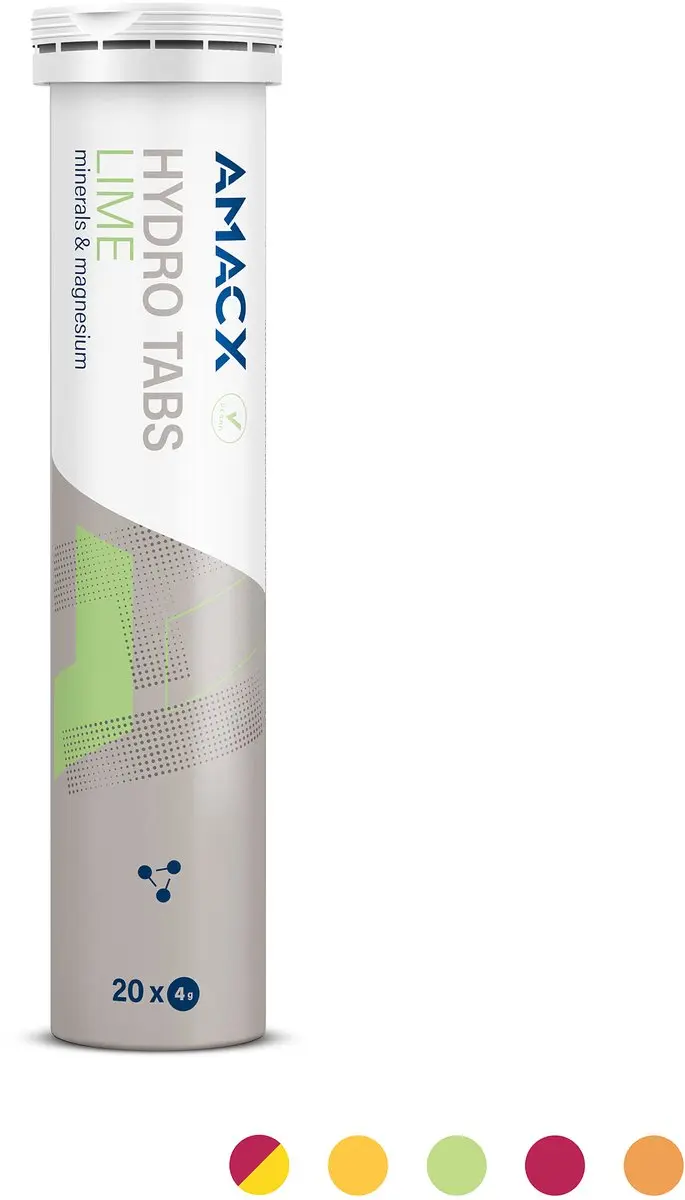 Amacx Hydro Tabs Elektrolyten Lime 120 tabletten - afbeelding 2 van 6