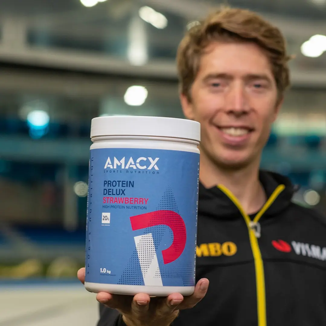 Amacx Protein Delux Whey Banana 1000g - afbeelding 5 van 6