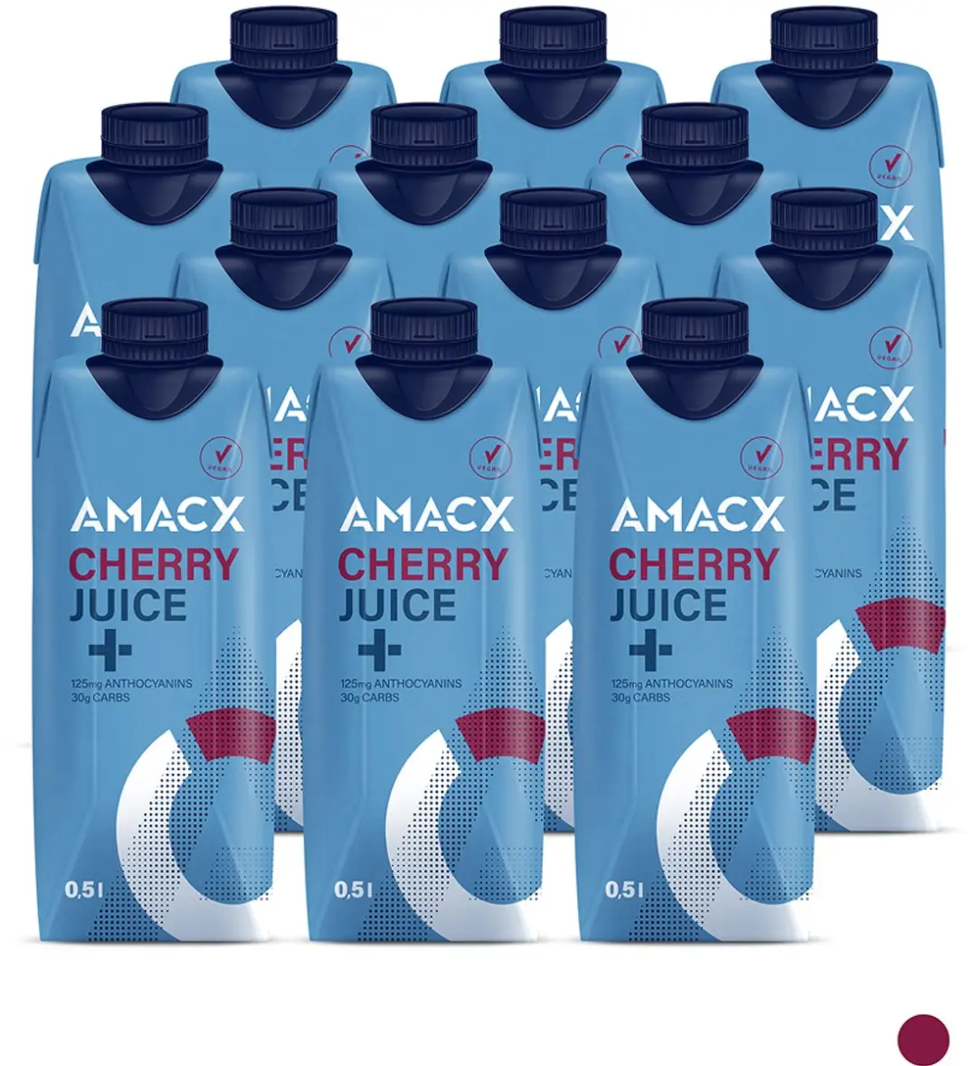 Amacx Cherry Juice kersensap 12 Stuks - afbeelding 2 van 6