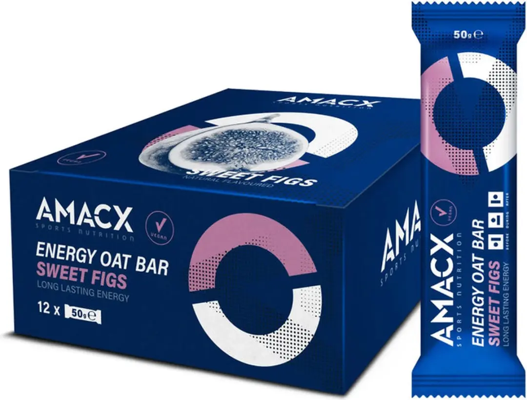 Amacx Energy Oat Bar Sweet Figs 12 Stuks