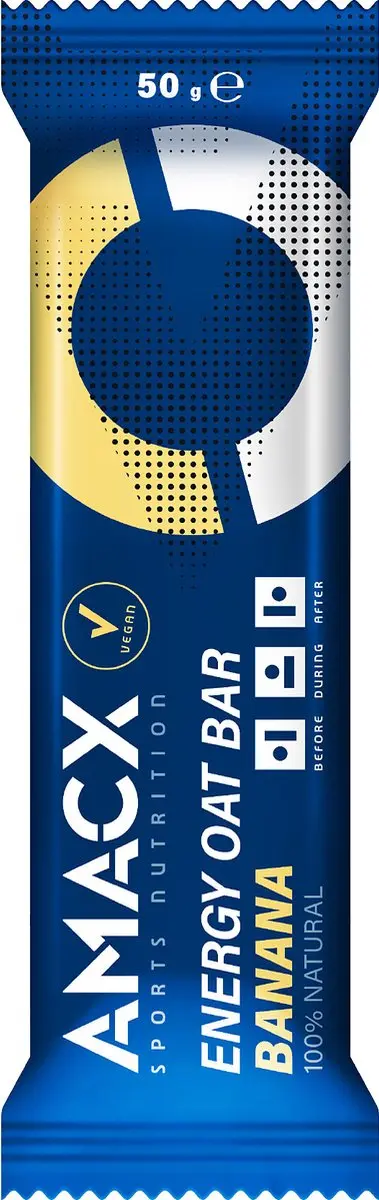 Amacx Energy Oat Bar Banaan 12 Stuks - afbeelding 2 van 6