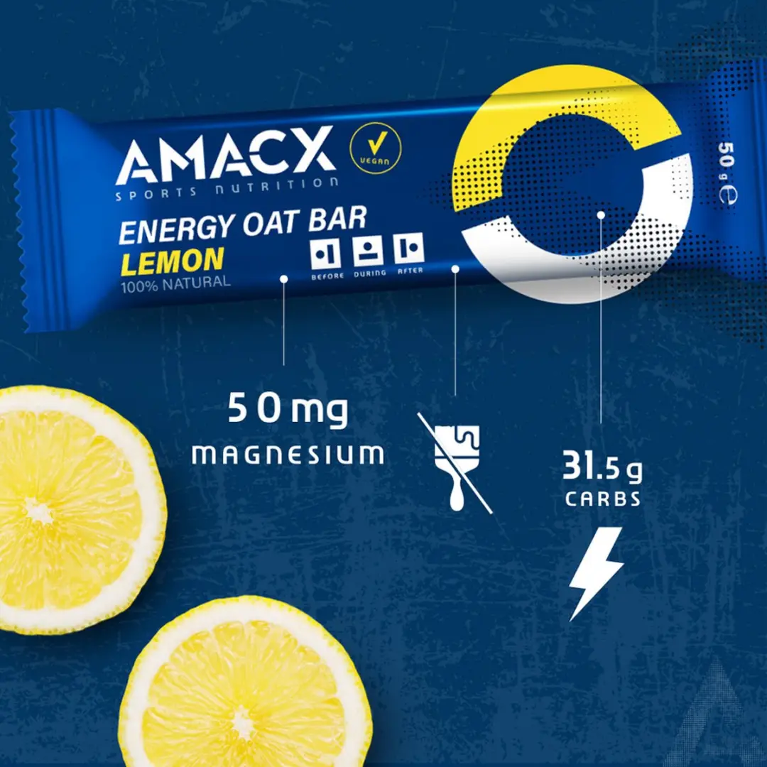 Amacx Energy Oat Bar Citroen 12 Stuks - afbeelding 3 van 6