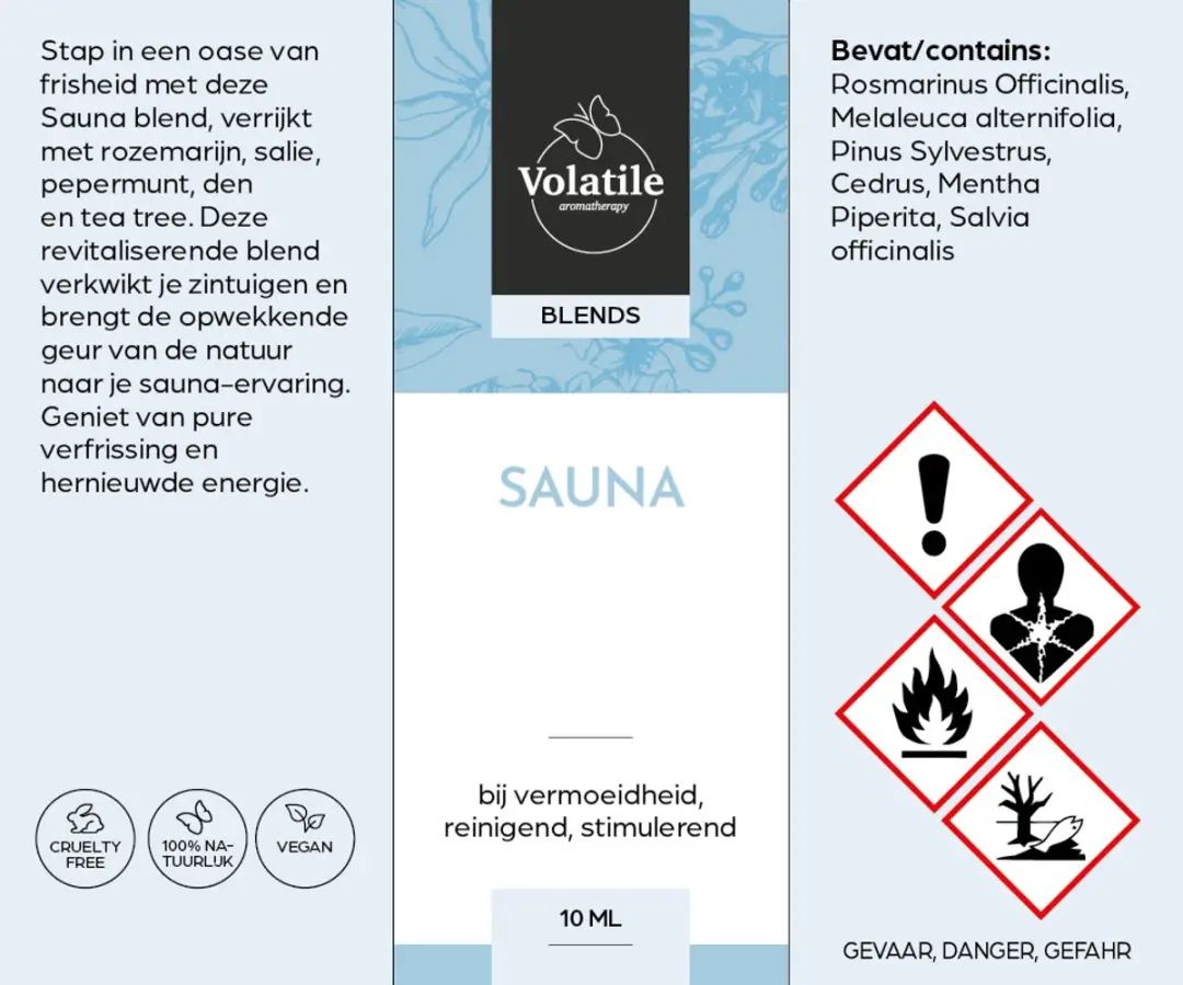 Volatile Sauna Mengsel 10ml - afbeelding 2 van 6