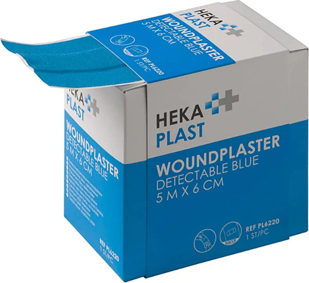 Van Heek Hekaplast Dispenser 5m x 6cm detectable - afbeelding 2 van 2