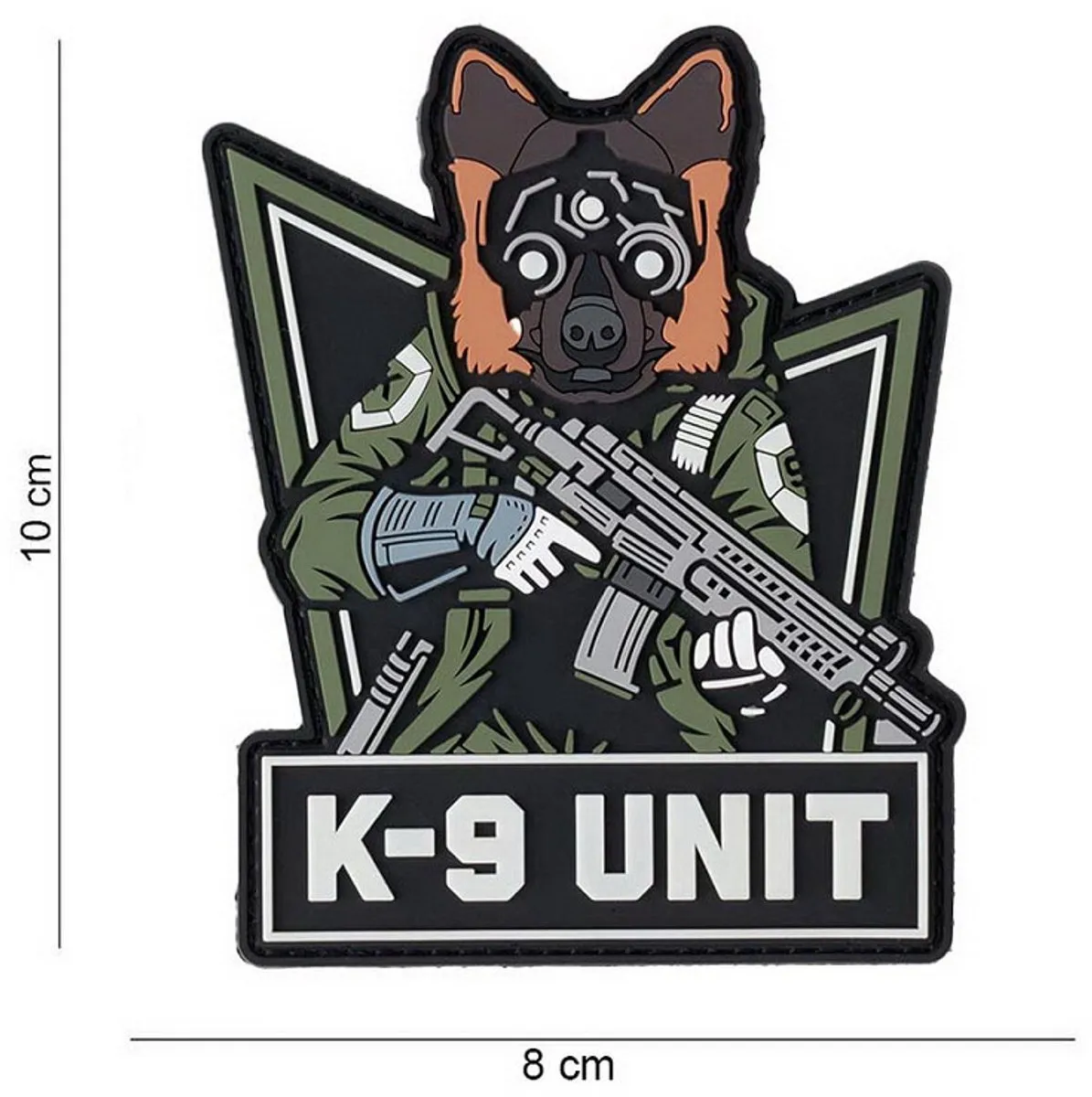 101 inc Embleem 3D PVC K-9 Unit Glow in the Dark