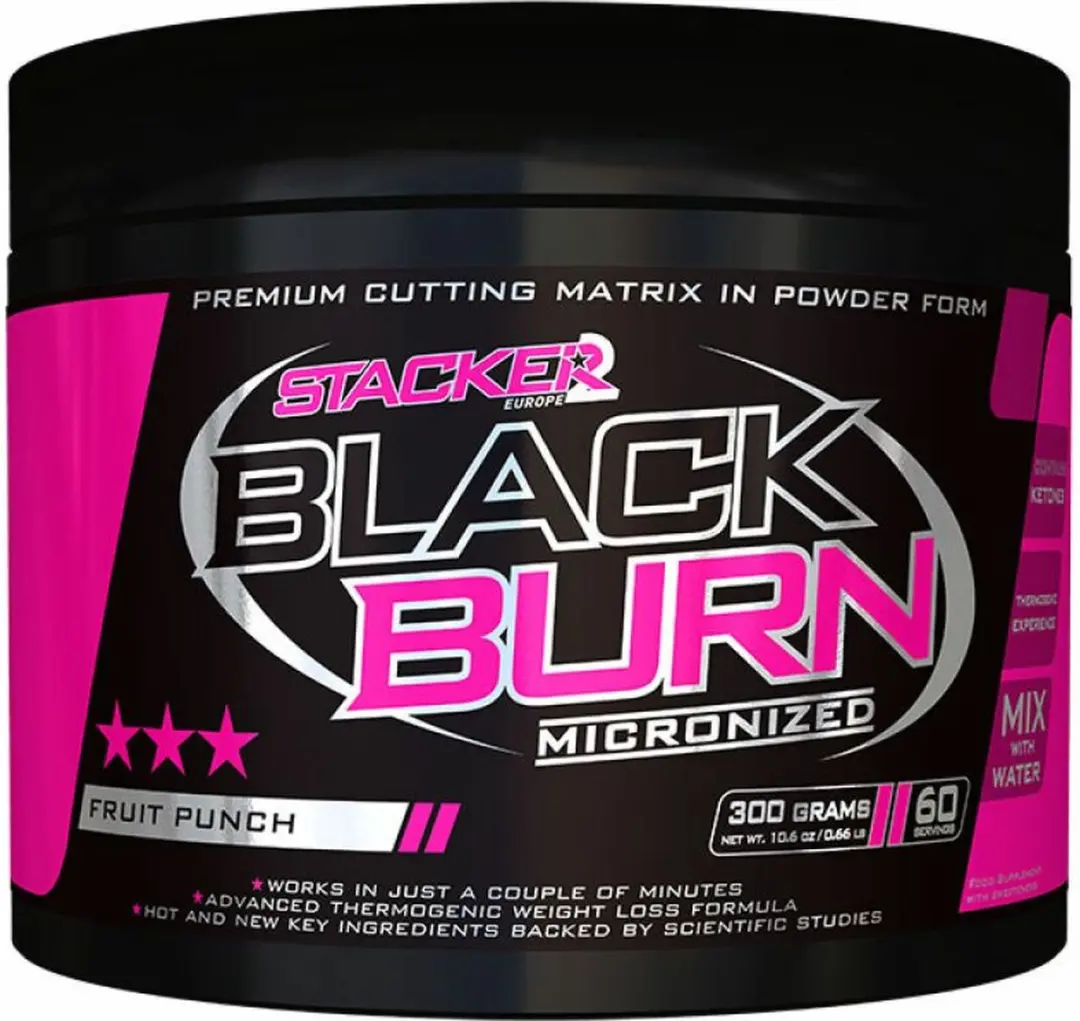 Stacker Black Burn Micronized 300g - afbeelding 5 van 6