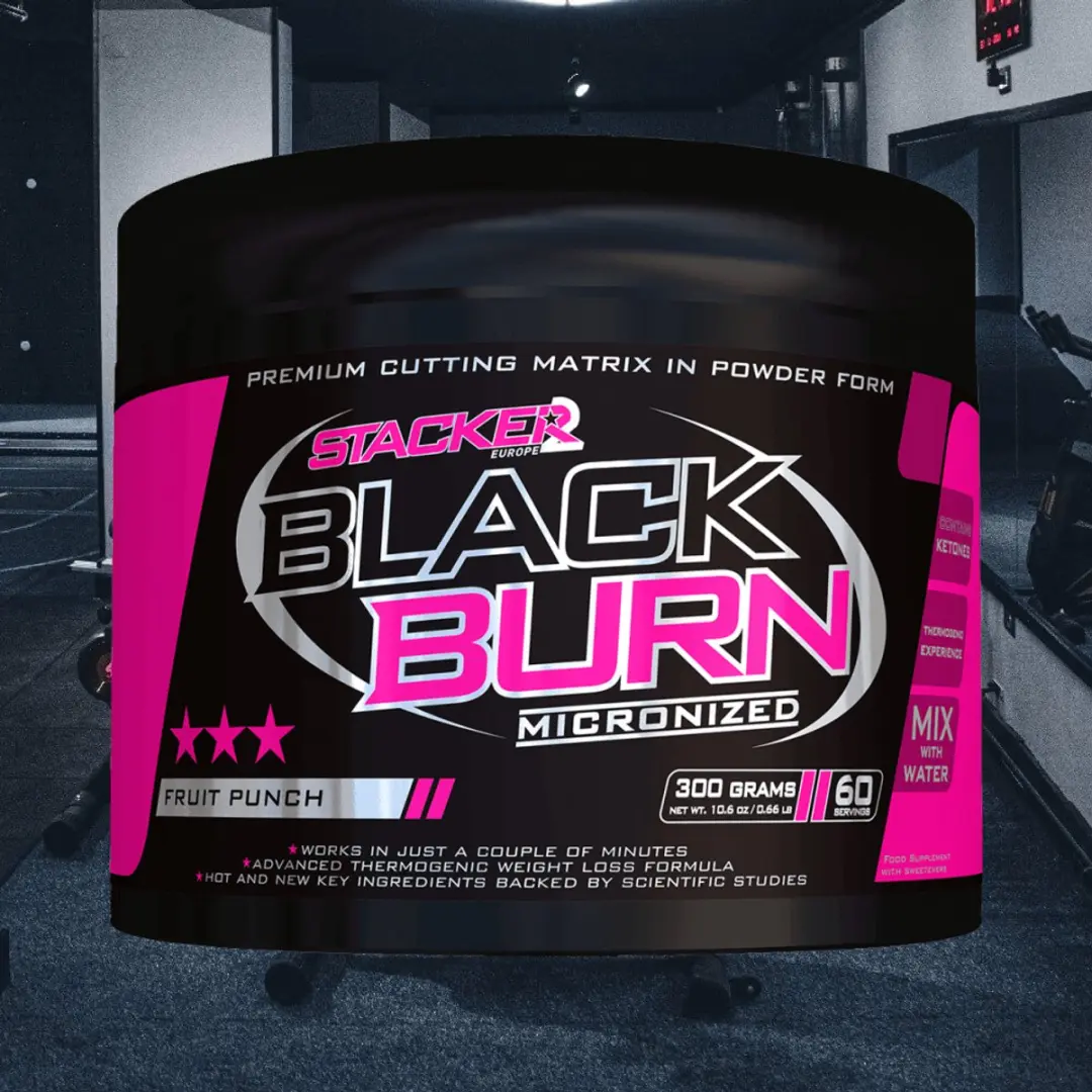 Stacker Black Burn Micronized 300g - afbeelding 4 van 6