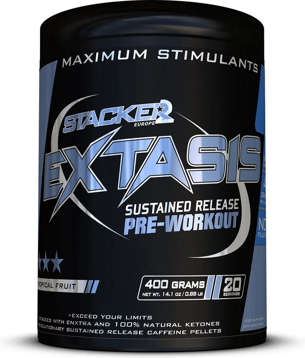 Stacker 2 Exstasis Pre Workout - 20 servings - afbeelding 2 van 2