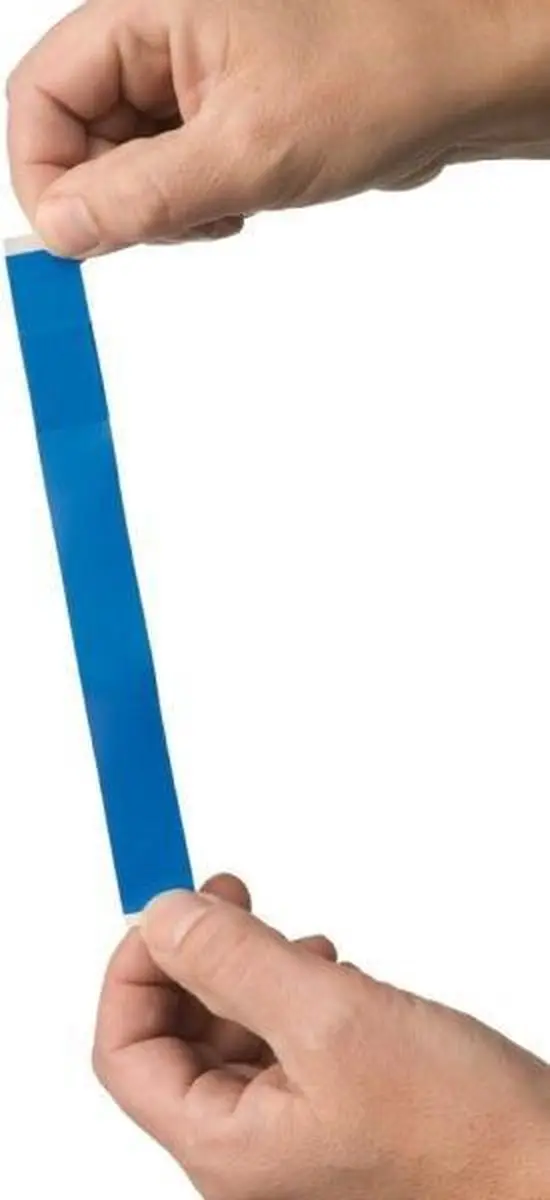 HeltiQ Detecteerbare vingerpleisters 180x20mm - 100 Stuks - Blauw - afbeelding 2 van 2