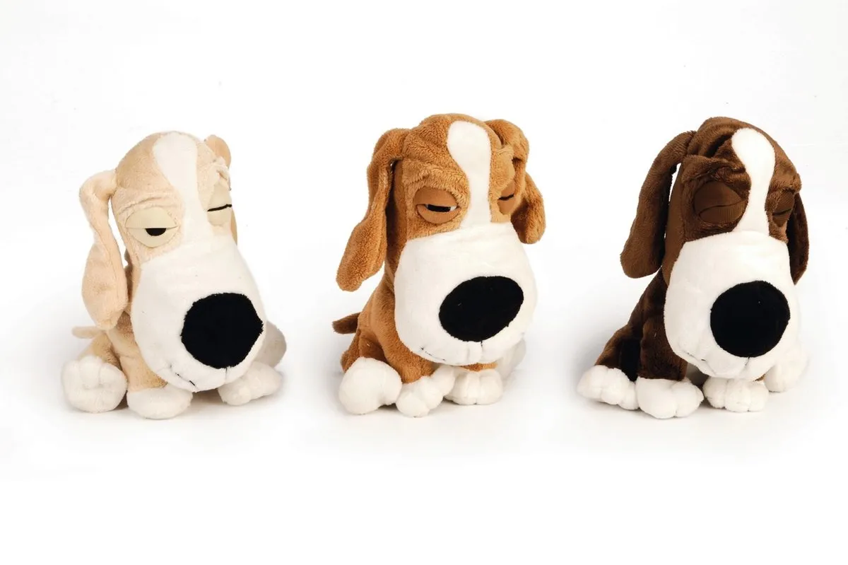 Beeztees Pluche Hond Lazy Ass 20cm