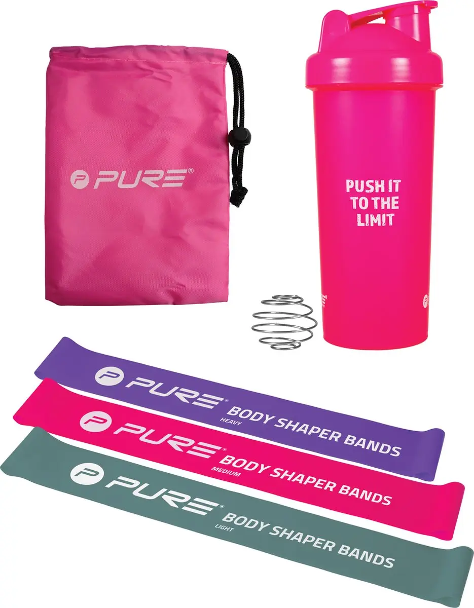 Pure2Improve Shakebeker met 3 Weerstandsbanden