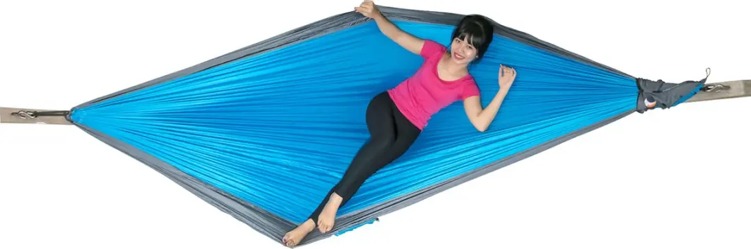 Ticket to the Moon Original Hangmat Aqua/Dark Grey - afbeelding 3 van 6
