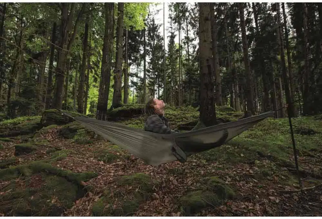 Cocoon Travel Hammock Set Single Cypress green - afbeelding 3 van 6