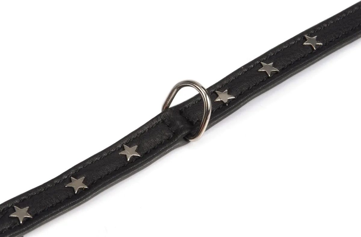 Beeztees Stars Hondenhalsband - Zwart - 38-48cm x 35mm