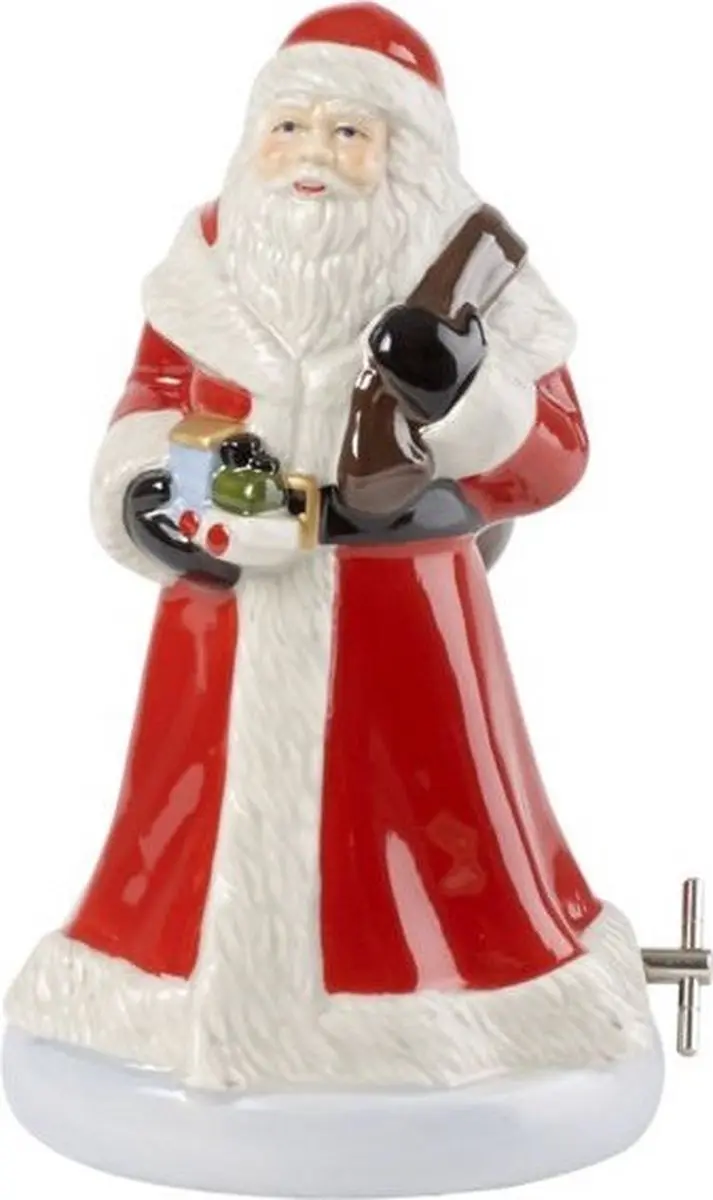 Villeroy & Boch Nostalgic Melody Kerstman Draaiend - Rood - afbeelding 5 van 5