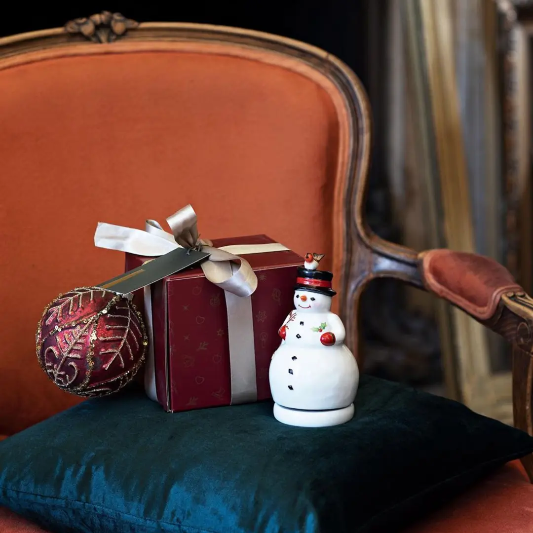 Villeroy & Boch Nostalgic Melody Sneeuwman Draaiend - afbeelding 2 van 3