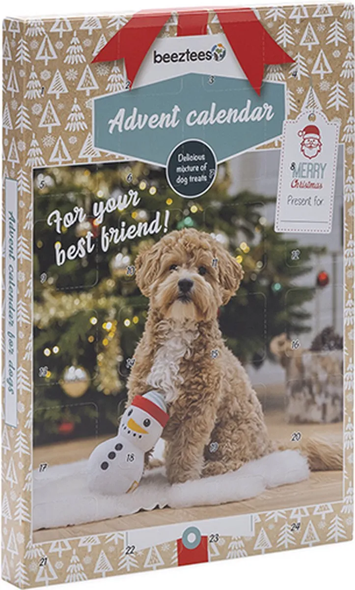 Beeztees Kerst Adventskalender Hondensnacks - 24 Stuks