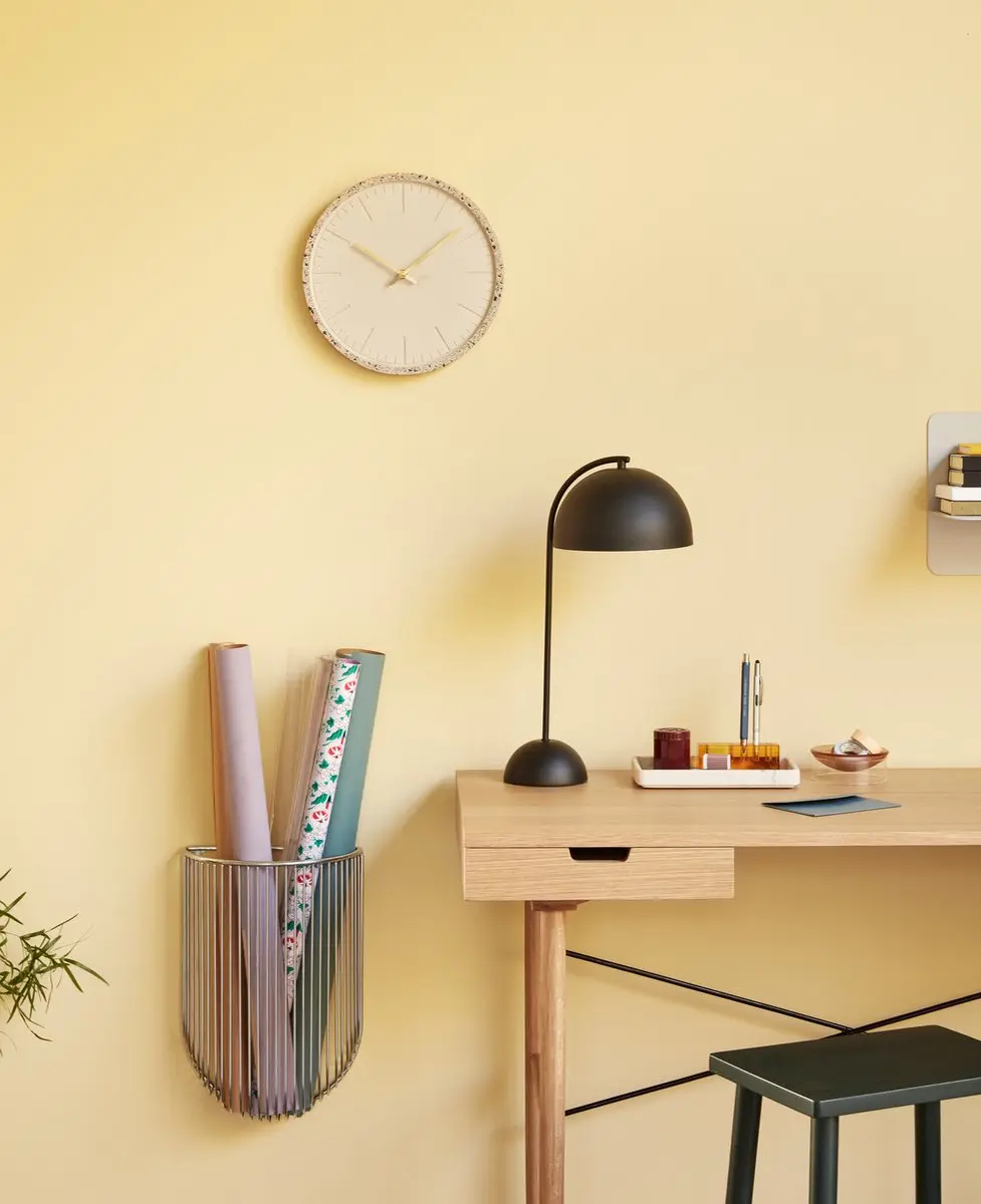 Hübsch Tafellamp Zwart Metaal ø23x48cm - afbeelding 5 van 6