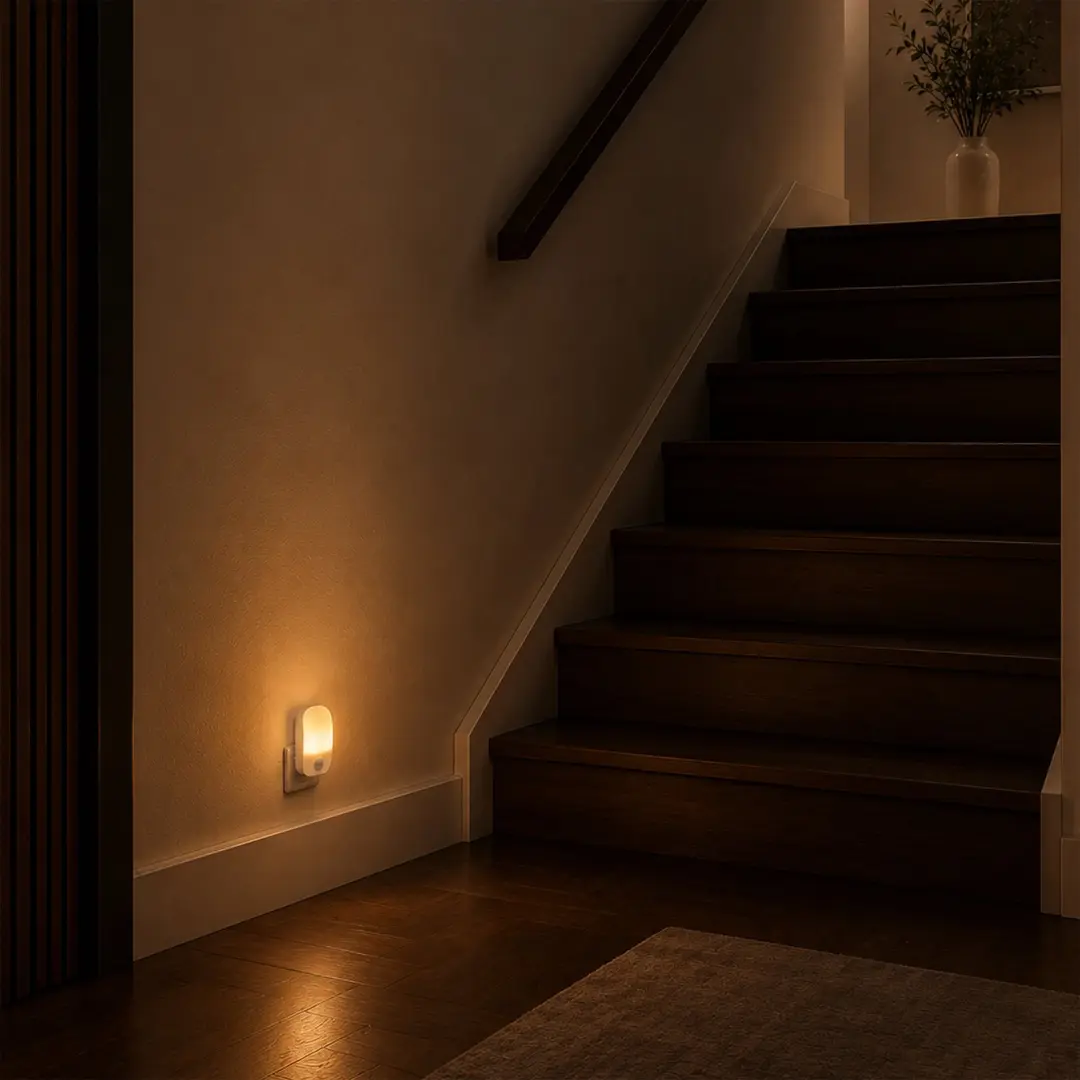 Alecto ANV19 LED-nachtlampje bewegingssensor warmwit - afbeelding 4 van 6