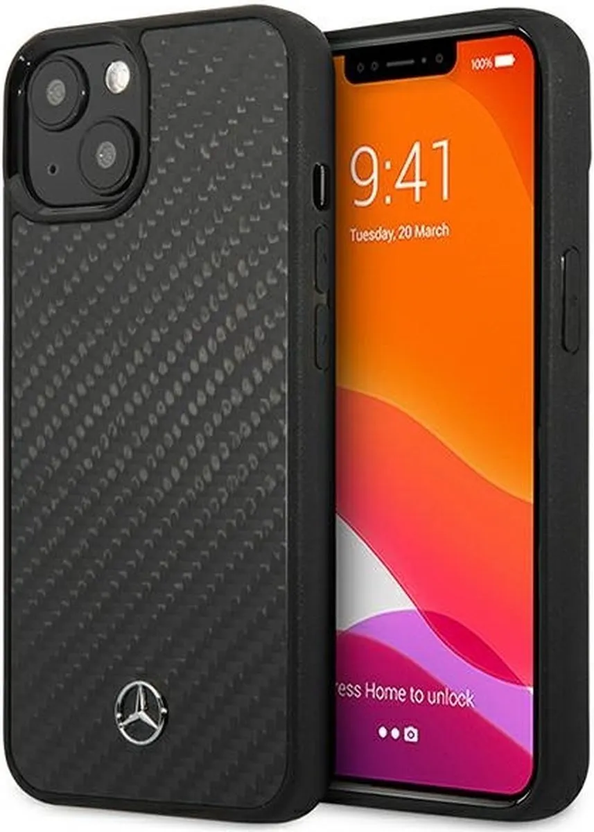 Mercedes MEHCP13SRCABK iPhone 13 mini Hardcase - Zwart