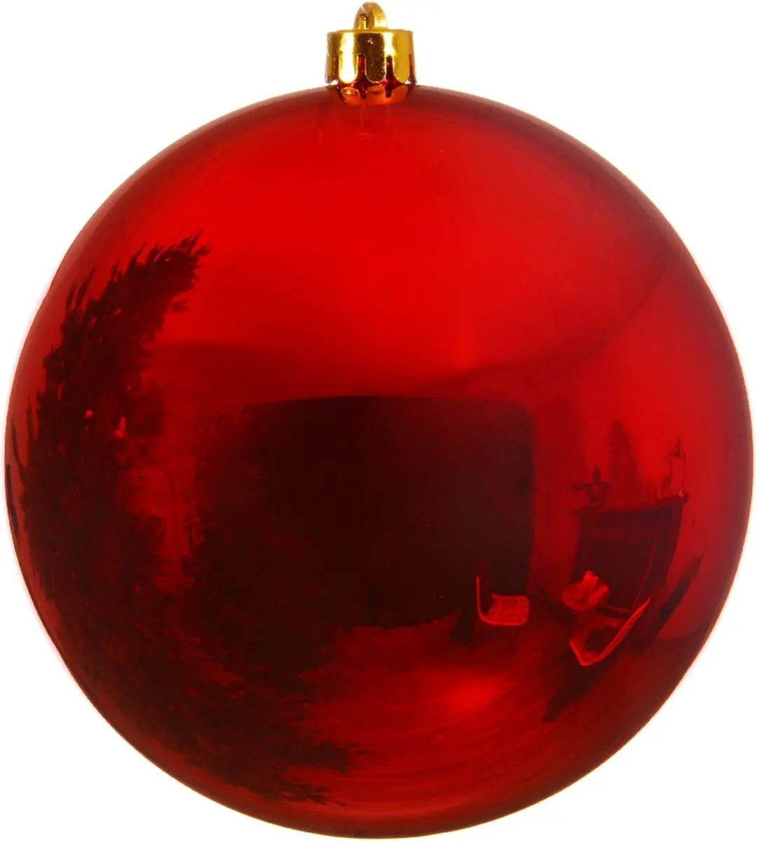 Decoris Kerstbal polystyreen 14cm
