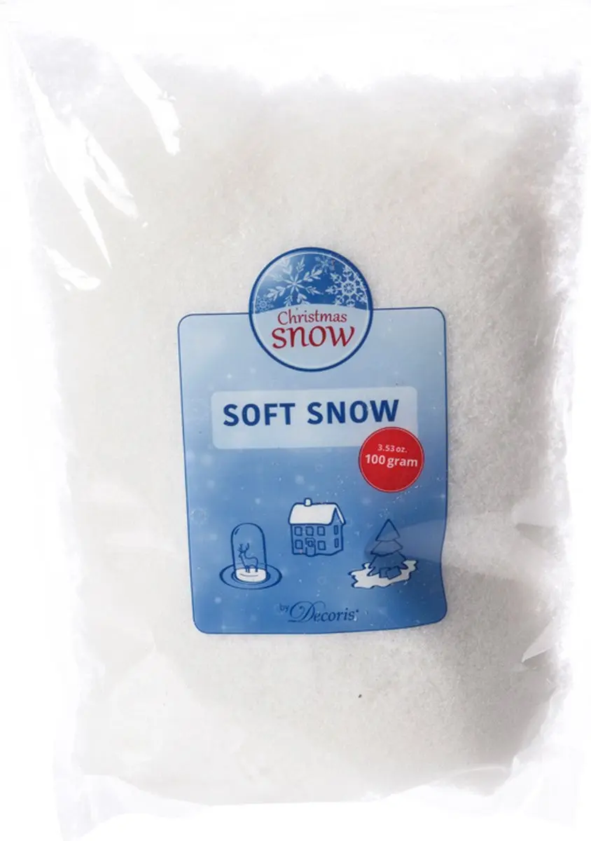 Sneeuw zacht 100% pe 100gr wit