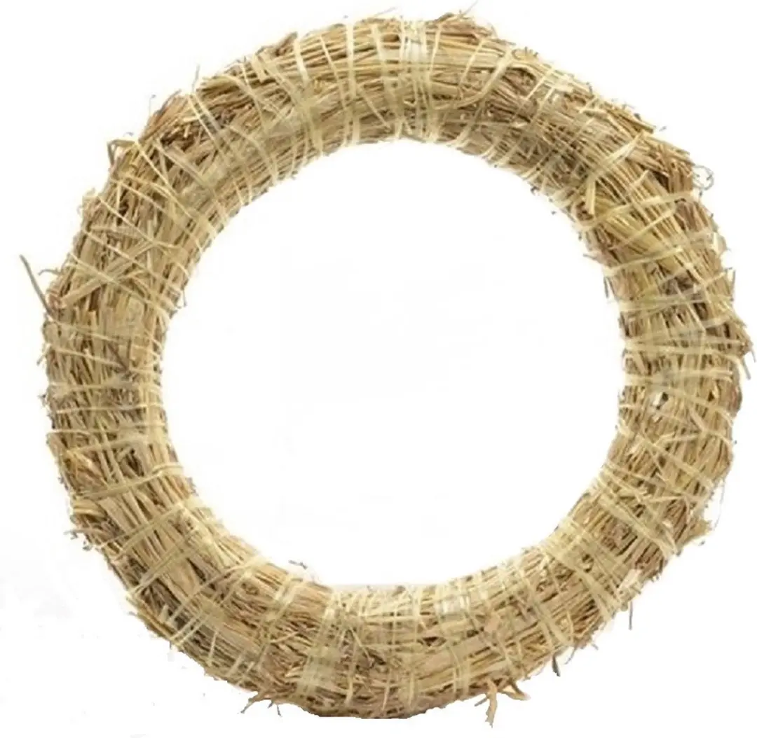Decoris krans van stro