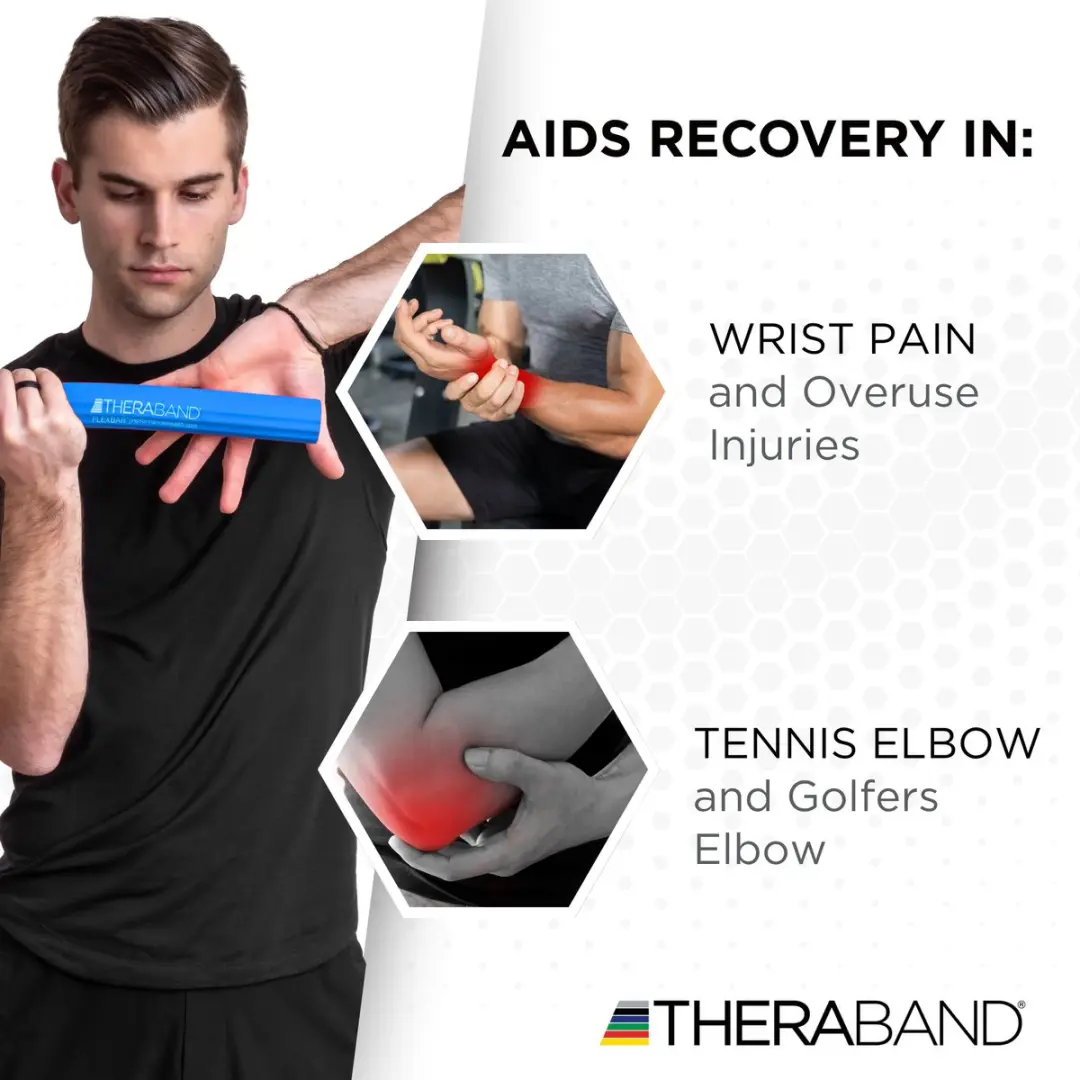 Thera-Band FlexBar Blauw 30cm - afbeelding 6 van 6